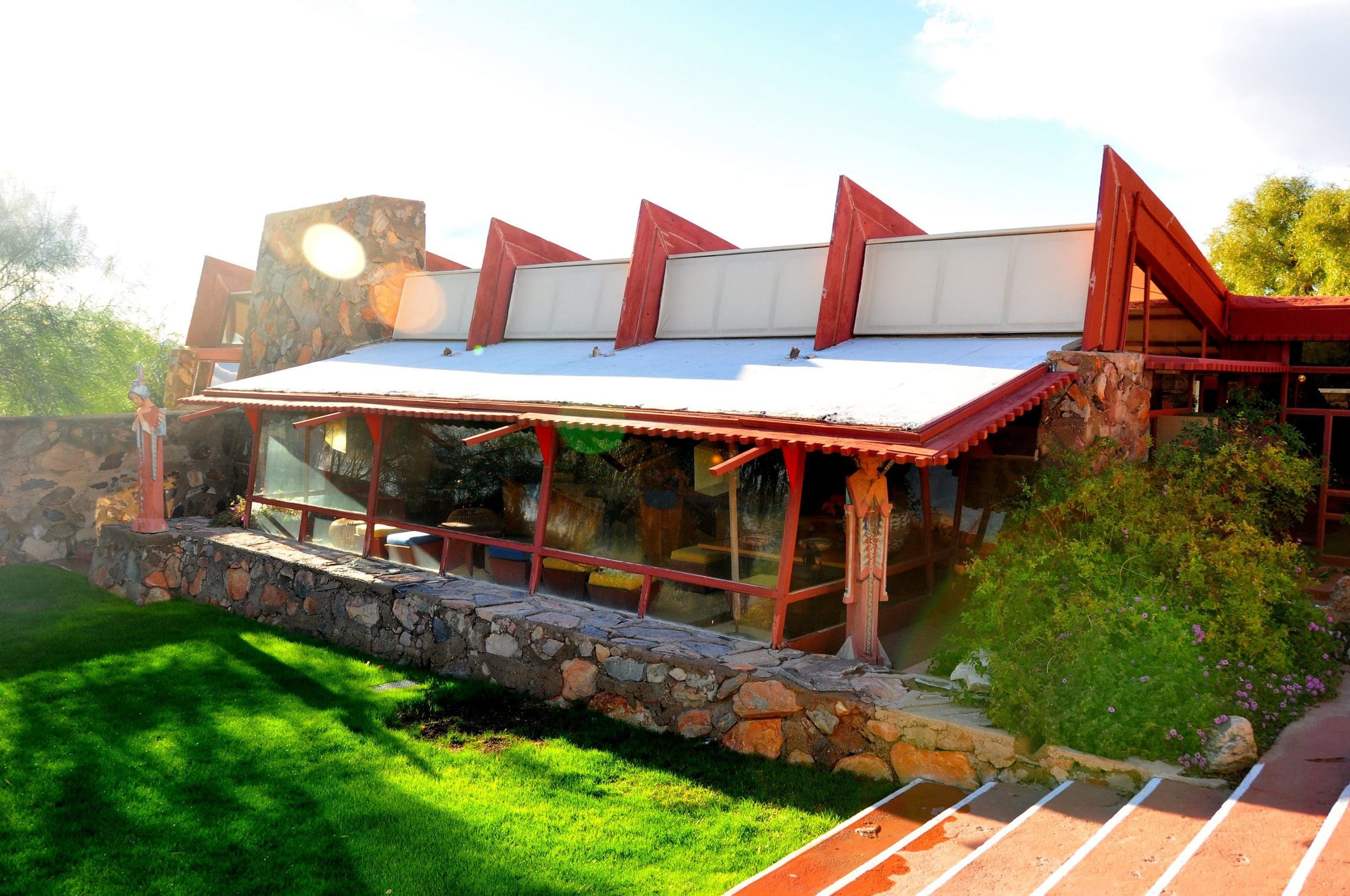 Angled view of Taliesin West Complex © Andrew Horne